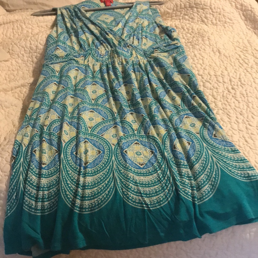 💐 🌺 Sweet summer ELLE rayon stretchy dress Sz XL